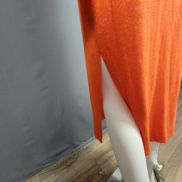 Daily Practice Knit Lounge Set XS Orange Ribbed Waist Minimalist - Picture 6 of 10